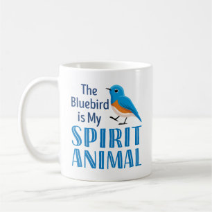 Caneca De Café O Bluebird é o meu Animal Espírito