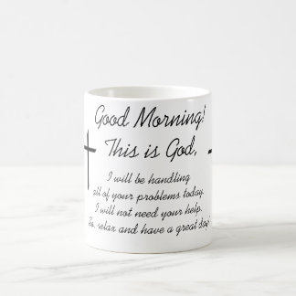 Caneca De Café O bom dia, este é deus