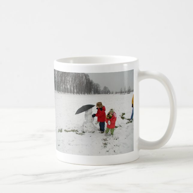 Caneca De Café ø BONECO DE NEVE, ORGULHOSO DIZER: FELIZ NATAL! (Direita)