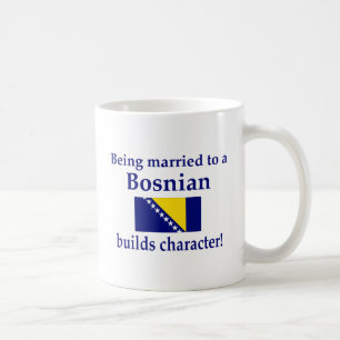 Caneca De Café O bosniano constrói o caráter