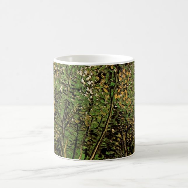 Caneca De Café O Bosque por Vincent van Gogh (Centro)