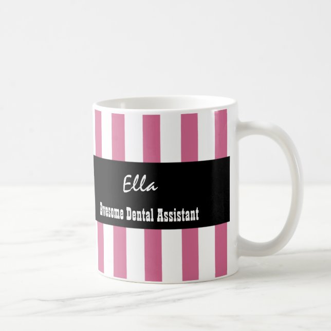 Caneca De Café O BRANCO impressionante do ROSA do assistente (Direita)