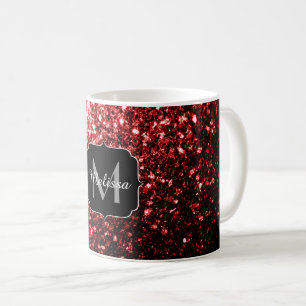 Caneca De Café O brilho vermelho do encanto bonito sparkles