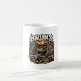 Caneca De Café O Bronx New York Boogie Down Colagem Urbana