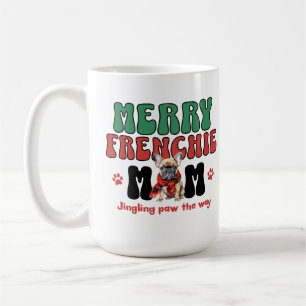Caneca De Café O Buldogue Francês Mãe Natal