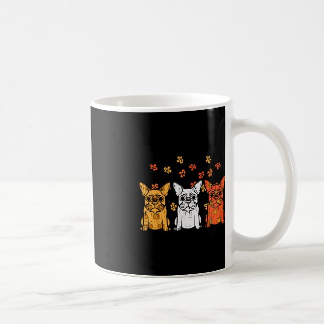 Caneca De Café O Bulldog Francês Cai Em Francês (Direita)