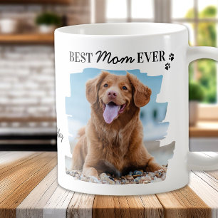 Caneca De Café O Cachorro Lover Melhor Mãe Já Personalizada Fot