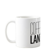 O café é minha língua do amor