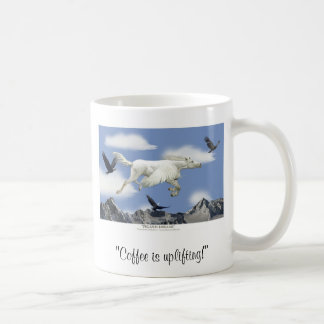 Caneca De Café O CAFÉ ESTÁ A UPLIFICAR! Pegasus Art Mug