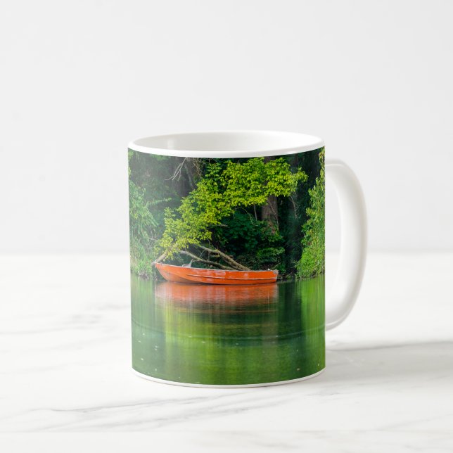Caneca De Café O Café Laranja (Frente Esquerda)