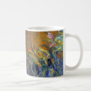 Caneca De Café O Caminho através das Íris por Claude Monet