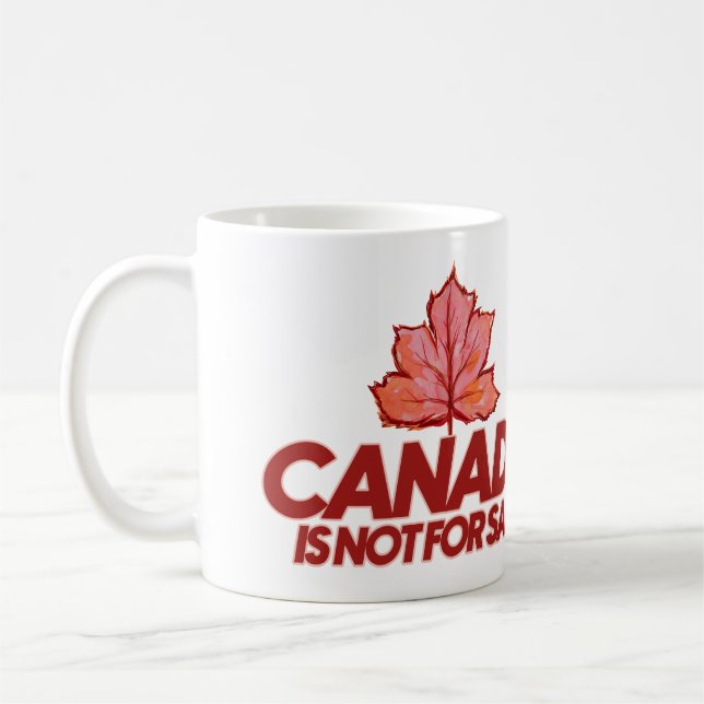 Caneca De Café O Canadá não é a vendedora do orgulho canadense (Esquerda)