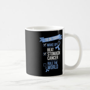 Caneca De Café O Cancer do estômago do acordar bate o dia 1