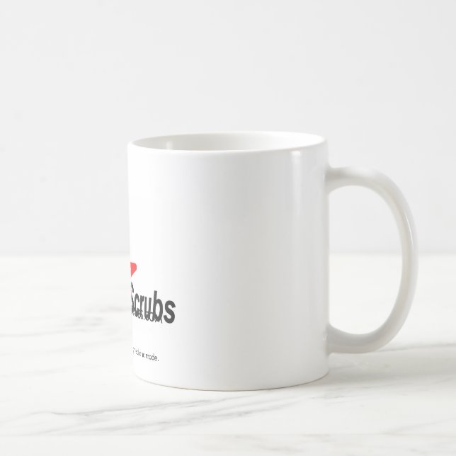 Caneca De Café O canguru de Ozscrubs, médico esfrega (Direita)