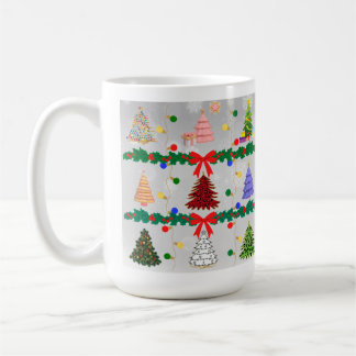 Caneca De Café O Canhão de Árvores de Natal