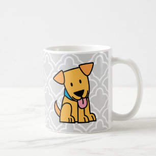 Caneca De Café O cão de filhote de cachorro de labrador retrieve
