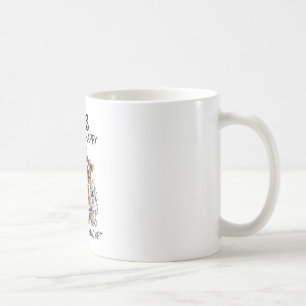 Caneca De Café O Cão Engraçado Me Faz Feliz Os Humanos fazem o