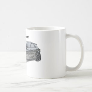 Caneca De Café o carro rápido Mazda de mazdaspeed3 turbo apressa