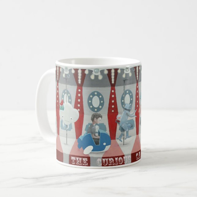 Caneca De Café O Carrossel Curioso (Frente Esquerda)
