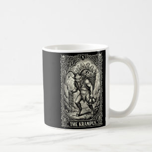 Caneca De Café O Cartão de Tarot Krampus Bruxa Gótica Calças Pret