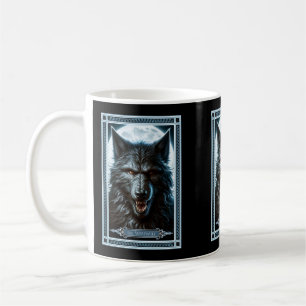 Caneca De Café O Cartão Tarot do Lobisomem