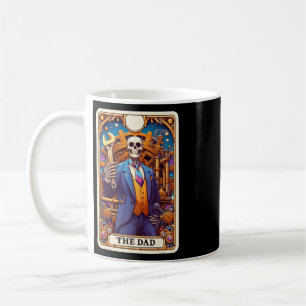 Caneca De Café O cartão tarot do pai esqueleto dia dos pais papai