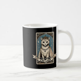 Caneca De Café O Cartão Tarot Para Mulheres De Gato Sem Fios