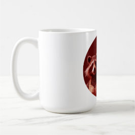 Caneca De Café O Casal Feliz Sr. & Sra. Racoon