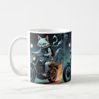 Caneca De Café O Cavaleiro Fantasma do Gato