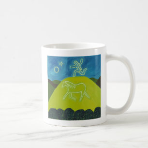 Caneca De Café O cavalo branco em Somerset 2011