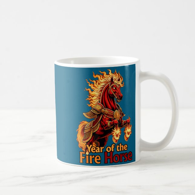 Caneca De Café O Cavalo de Fogo (Direita)