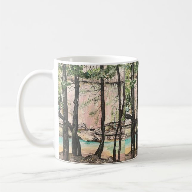 Caneca De Café O Cedar Cai Na Trilha, Apanhando Colinas  (Esquerda)