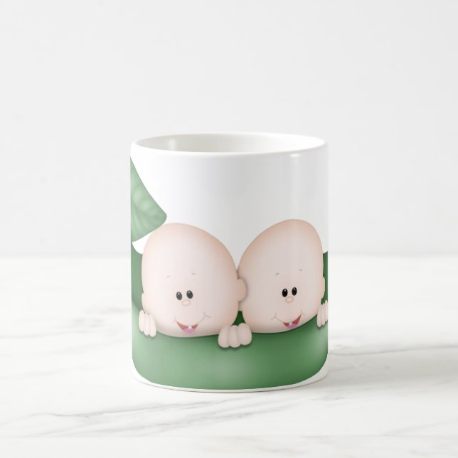 Caneca De Café o chá de fraldas do café junta "ervilha o copo de (Centro)