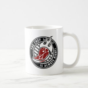 Caneca De Café O Chef Está Sempre Certo
