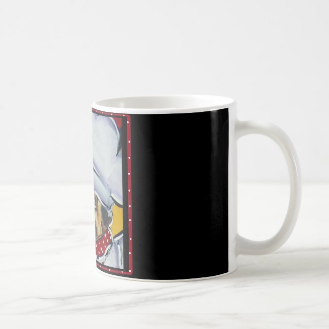 Caneca De Café O Chef Pug (Direita)