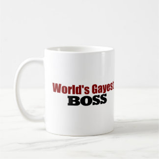 Caneca De Café O chefe o mais alegre dos mundos