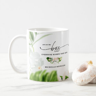 Caneca De Café O Chefe que Todos Desejam Ter Monograma