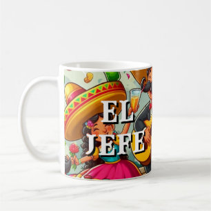 Caneca De Café O Chefe "The Boss" Festa