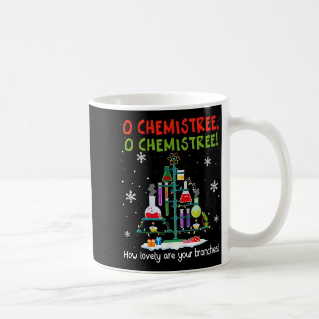Caneca De Café O Chemistree How Lovely Are Your Branches Teacher  (Direita)
