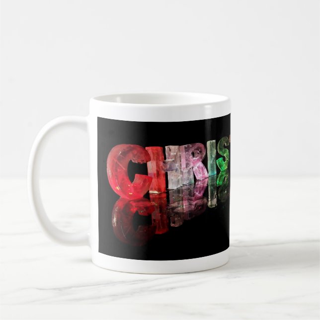 Caneca De Café O Christopher conhecido nas luzes 3D (Esquerda)