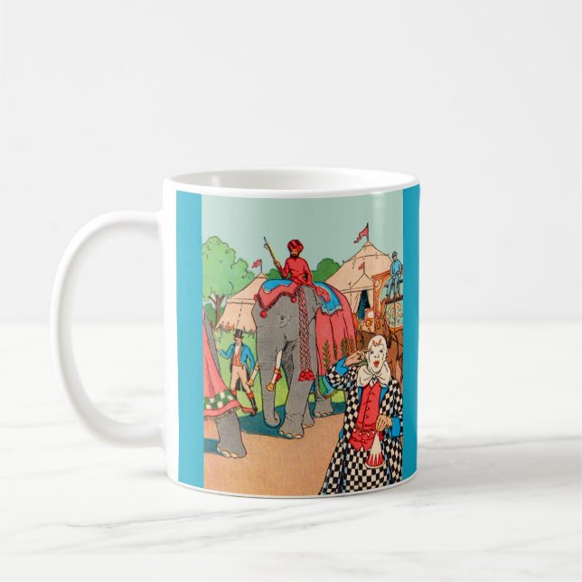 Caneca De Café O circo está vindo para a cidade (Esquerda)
