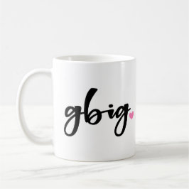 Caneca De Café O círculo estudantil feminino GBig G-Grande da