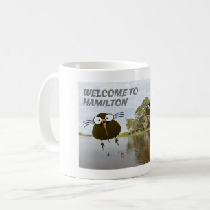 Caneca De Café O Clã Apteryx dá-lhe as boas-vindas a Hamilton.