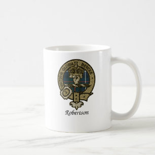 Caneca De Café O clã de Robertson Crest