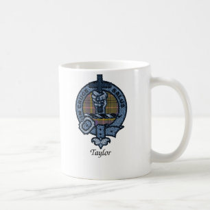 Caneca De Café O clã de Taylor Crest