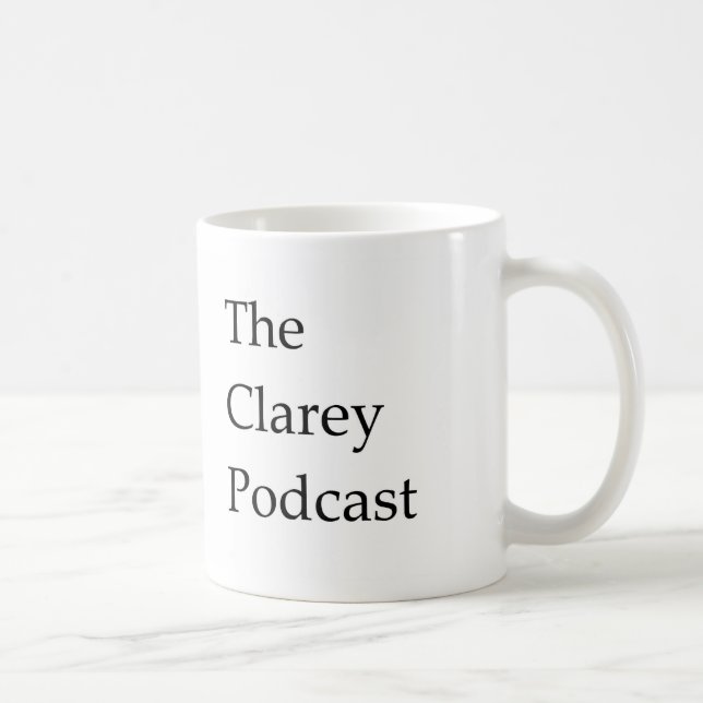 Caneca De Café O Clarey Podcast Mug (Direita)
