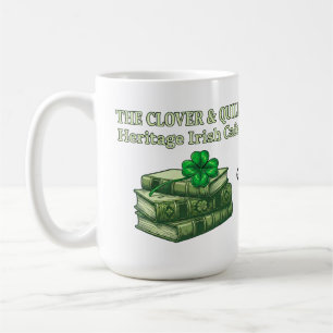 Caneca De Café O Clover & Quill: Café Irlandês Patrimonial Celta 