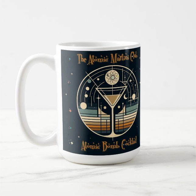 Caneca De Café O Clube Atomic Martini Coquetel Bomba Atômica (Esquerda)