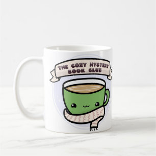 Caneca De Café O Clube do Livro Misterioso Cozy