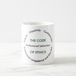 Caneca De Café "O código de ética - 5 princípios fundamentais "